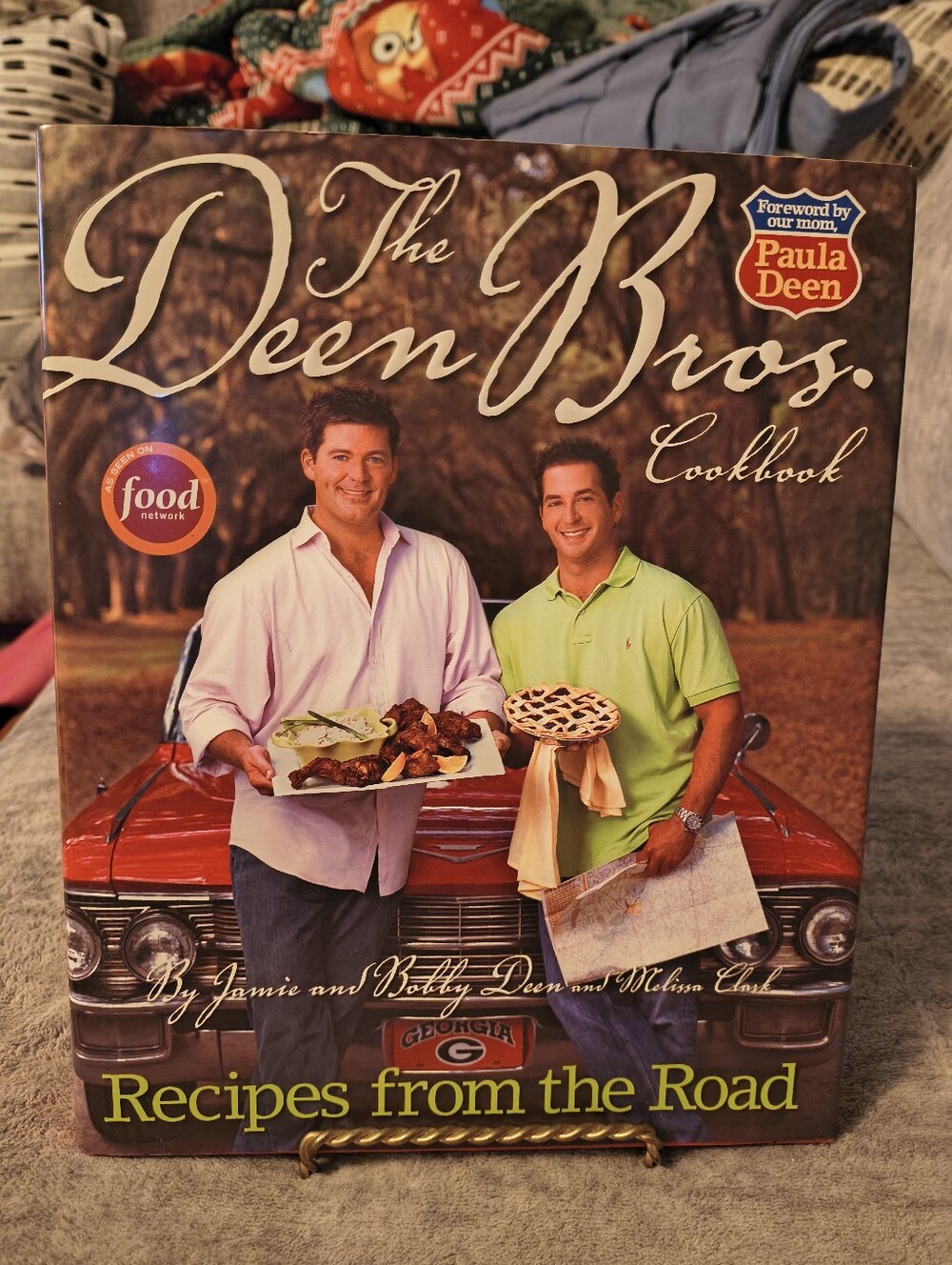 The Deen Bros. Cookbook - Green & Red Cover